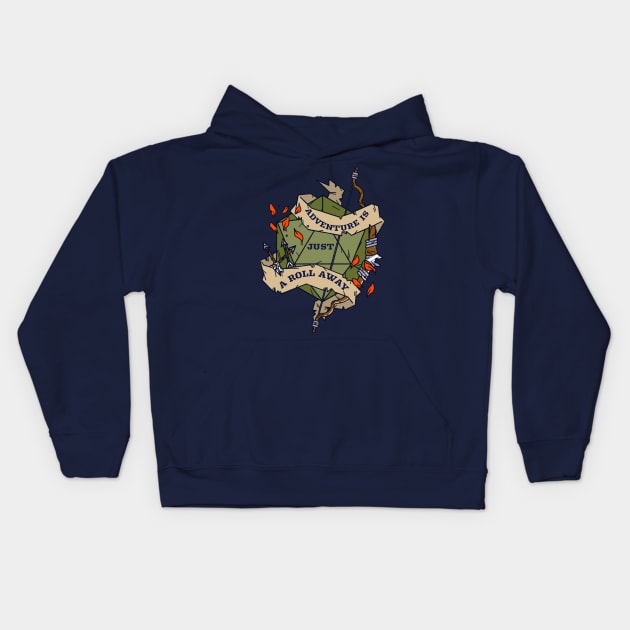 D&D d20 Kids Hoodie by rodgersapparel